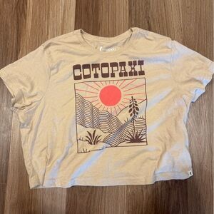 Cotopaxi Tan Women's T-Shirt western hills crop